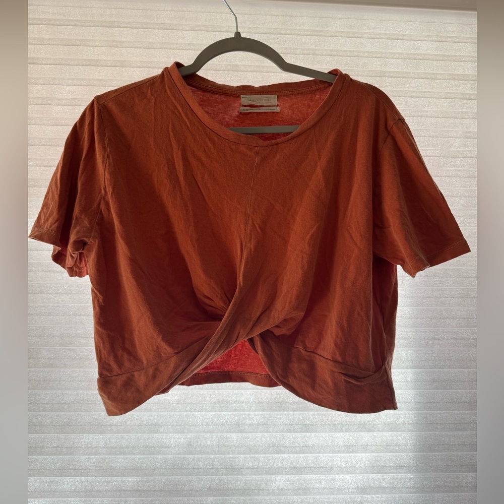 Urban Outfitters Rust Twist Crop Top